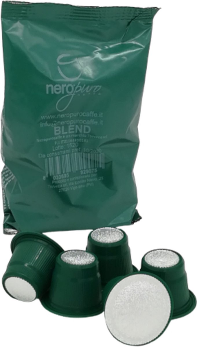 Espresso koffie cups - geschikt voor Nespresso - Gran Crema - 100 stuks - Nero Puro Caffé