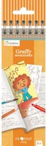 Avenue Mandarine Graffy Bookmark Grappige Dieren - Boekenleggers om te kleuren