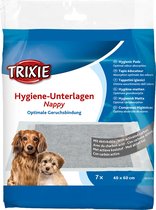 Trixie puppypads nappy met koolstof (60X60 CM 10 ST)