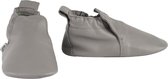 Lodger Baby Slofjes Maat 17 Grijs Stepper Leer Suede Buitenzool Eerste Loopschoentjes Perfecte Pasvorm Stevig 6-12M