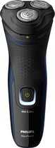 Philips S1323 Shaver 1300 Wet or Dry Scheerapparaat Blauw/Zwart