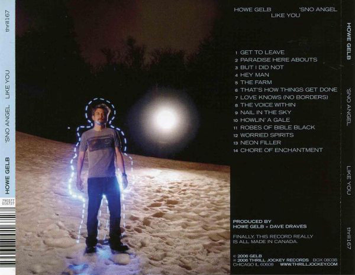 Sno Angel Like You Howe Gelb ハウ・ゲルブ CD Gelb, Howe - Sno