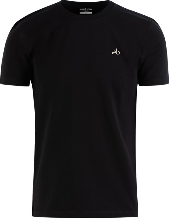 Legend T-Shirt - Slim fit - eindbaas - Black/White - Maat S