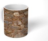 Mok - Muur - Stenen - Patronen - 350 ML - Beker