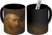 Magische Mok - Foto op Warmte Mok - Zelfportret - Rembrandt van Rijn - 350 ML