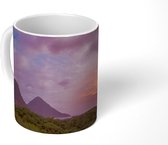 Mok - paarse hemel boven de Pitons in Saint Lucia - 350 ML - Beker