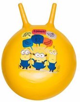 Minions Skippybal - Geel - 50cm - Leuk voor actieve kinderen - Perfect om binnen en buiten te spelen - Met 2 handvatten om vast te houden - Belasting: max. 50 kg