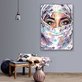 Canvas Experts poster Met Exclusief Louis Vuitton hoofdoek 120x80CM *ALLEEN POSTER OP 250GR PAPIER* Wanddecoratie | Poster | Wall art | canvas doek |muur decoratie |