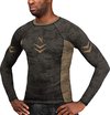Rashguard à manches longues classé Arrow Hayabusa - Marron - Taille L