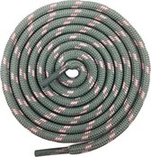 Grijs roze ronde schoenveters | Lengte: 140cm | Dikte: 4,5mm