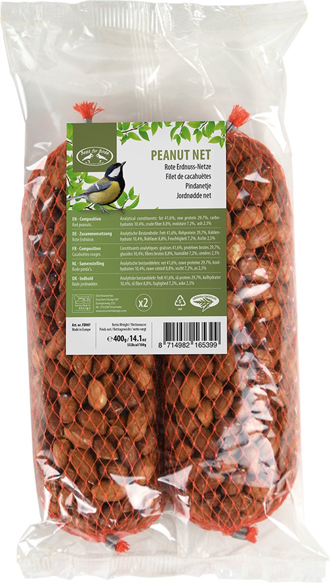 Esschert Design Rode Pindanetjes - 2 stuks