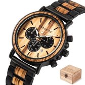 Bobobird – Houten horloge – Herenhorloge – Luxe – Stijlvol – Uniek – Handgemaakt – Duurzaam
