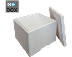 Isolatiedoos 21 Liter - EPS - Thermobox - Tempex Doos - Koelbox - Isomo