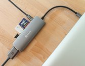 XtremeMac USB-C Multiport Hub met 5 poorten - 3 x USB 3.0, HDMI, USB-C