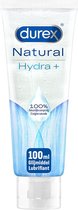 Durex Natural Hydra + - 100% natuurlijk - Waterbasis Glijmiddel - 100 ml
