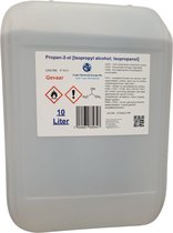 Isopropanol - Isopropyl - Alcohol - IPA - 99,9% zuiver - 10 Liter Cannister
