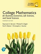College Mathematics for Business, Economics, Life Sciences, and Social Sciences plus MyLabMathematics with Pearson eText, Global Edition