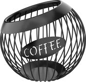 Kitch&Life Porte Capsule - Zwart - 30 à 40 Tasses à Café - Porte-Gobelet à Tasses à café - Organisateur