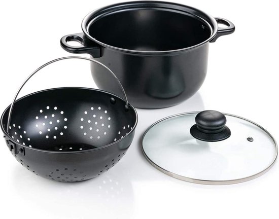 Genius World's Greatest Pot (6 delen) pannenset met zeefinzet 20