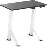 Worktrainer - YDesk - Klein zit sta bureau - Elektrisch - Memory display - 100x60  cm - Wit/Zwart