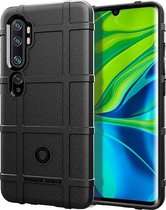 Xiaomi Mi Note 10 Pro Hoesje - Mobigear - Rugged Shield Serie - TPU Backcover - Zwart - Hoesje Geschikt Voor Xiaomi Mi Note 10 Pro