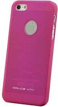 Apple iPhone 5/5s/SE Hoesje - Dolce Vita - Serie - Hard Kunststof Backcover - Roze - Hoesje Geschikt Voor Apple iPhone 5/5s/SE