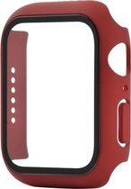 Mobigear Color Hardcase Hoesje voor Apple Watch Series 6 (40mm) - Rood