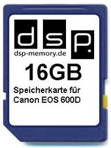 16GB geheugenkaart voor Canon EOS 600D