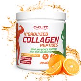 Supplementen - Collageen Poeder 300g - Evolite Nutrition  Sinaasappel + BeBulk Shaker 700ml