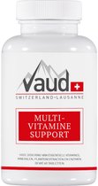 Vaud | Multivitamine Support | 100 tabletten | Vitamine A, B, C, D, E en K | Alle vitamines in één tablet | Multivitaminen | Bevat vitamine C | Vitamines | Mondkapje