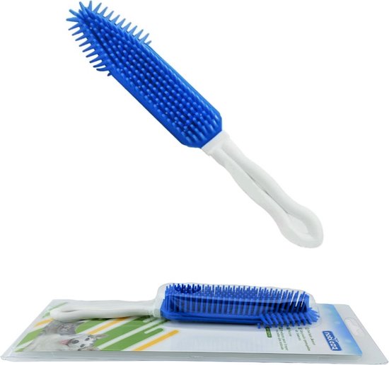 Beeztees Brosse anti poils en caoutchouc chien