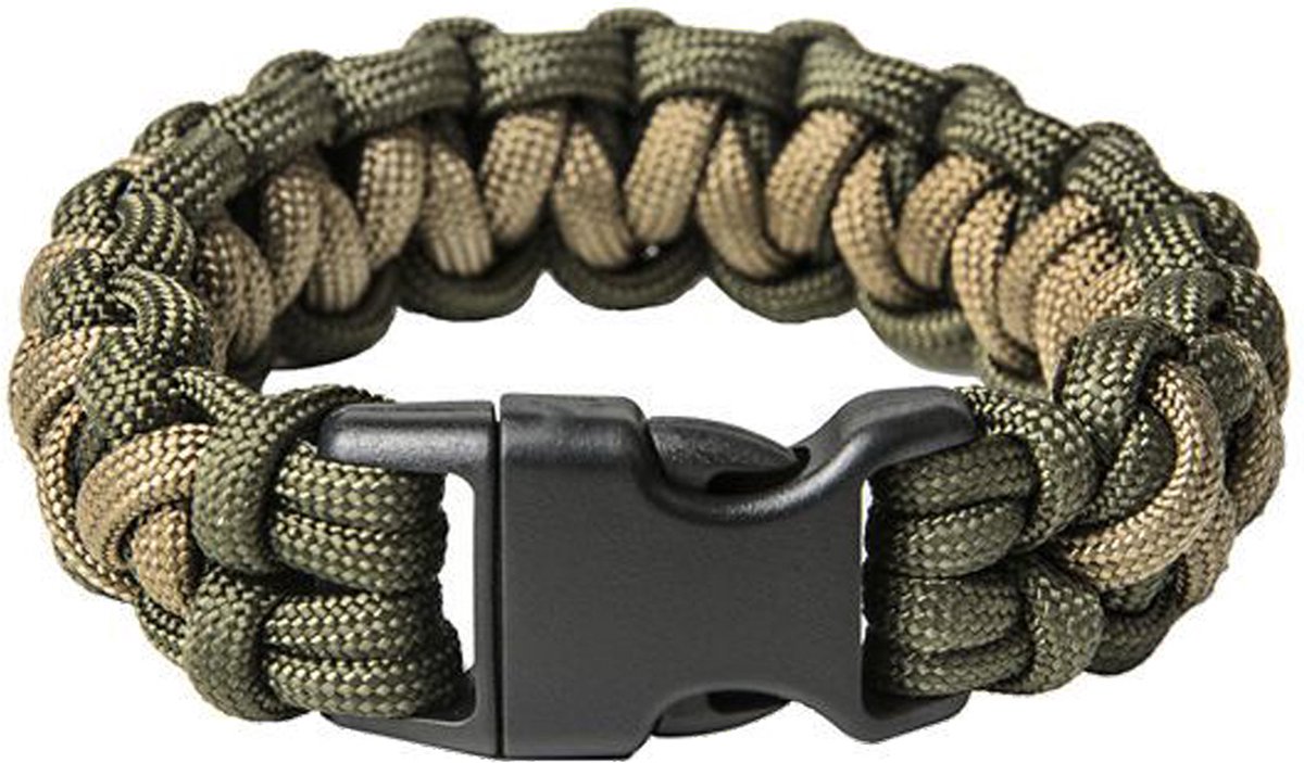 "Cobra Tactical Solutions Paracord Armband ""Solomon"" - Polycarbonaat - Legergroen"