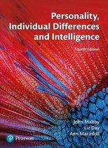 Personality, Individual Differences and Intelligence