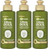 Garnier Ultra Doux Olive Mythique - Crème de soin sans rinçage Nutrition Extrême ( Lot de 3)