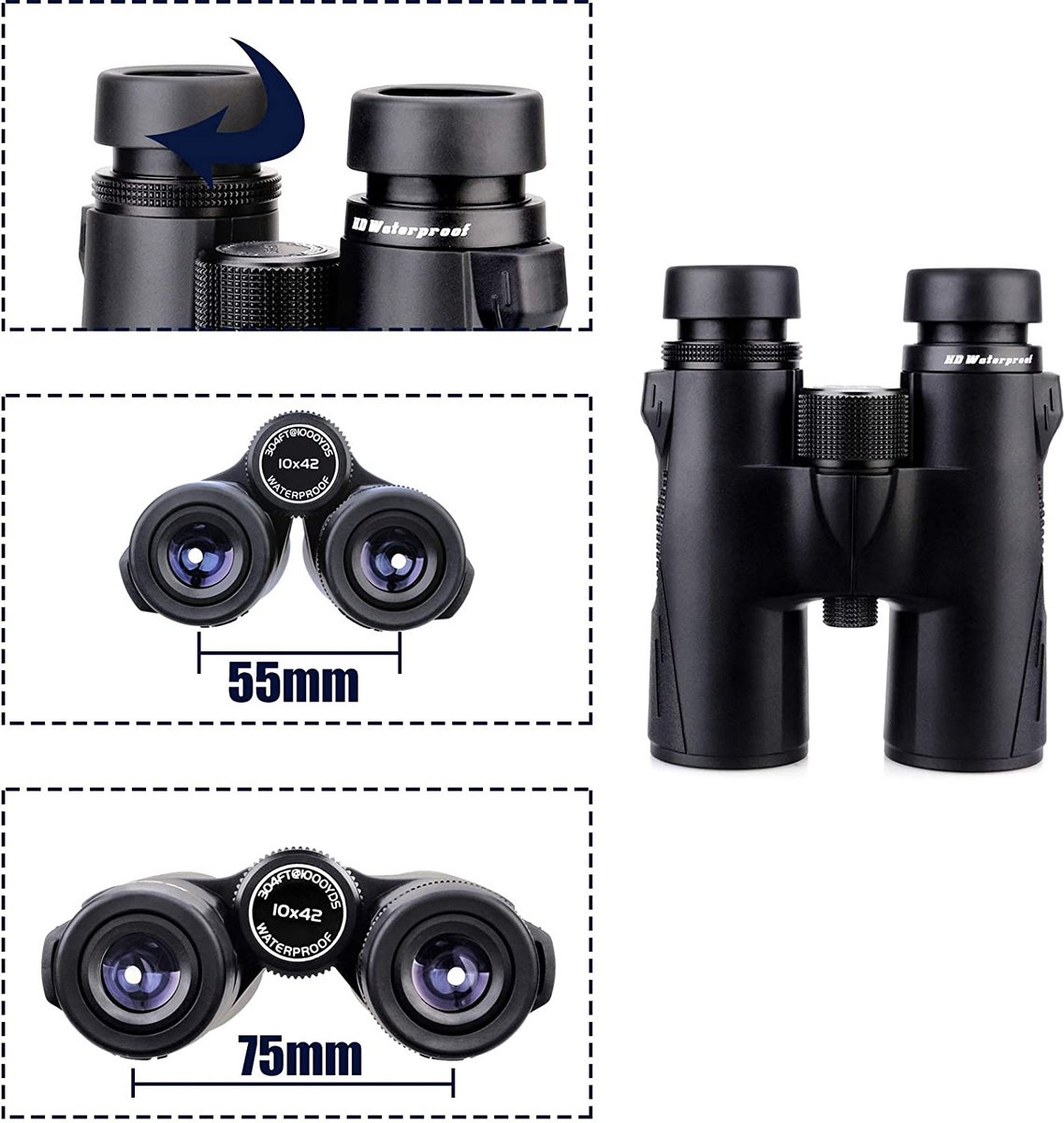 Svbony SV47 Verrekijker - 10x42 HD Waterdicht Bak4 - Prism FMC Optics ...