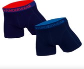 Funderwear - Heren Boxershorts 2-pack - Strak Model - Navy - Maat 4XL