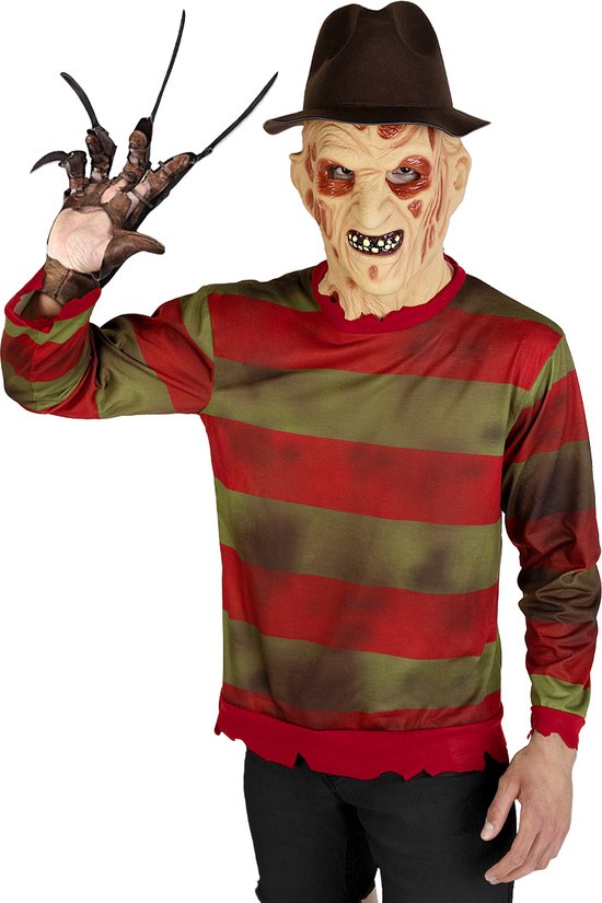 FUNIDELIA Pull Freddy Krueger - A Nightmare on Elm Street - Taille: XS