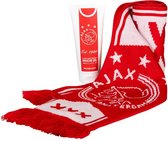 Ajax geschenkset - Douchegel - Fansjaal - Rood/Wit - 200ml - Cadeau - Feestdagen - Voetbal Vaderdag Cadeau - Voor hem - Papa - papadag