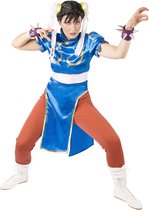 FUNIDELIA Chun-Li kostuum - Street Fighter voor vrouwen - Maat: L