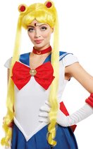 FUNIDELIA Moon pruik - Sailor Moon voor vrouwen Anime - Geel