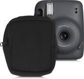 kwmobile Cameratas voor Fujifilm Instax Mini 11 - Fotocamera opbergtas van Neopreen - Beschermhoes in zwart