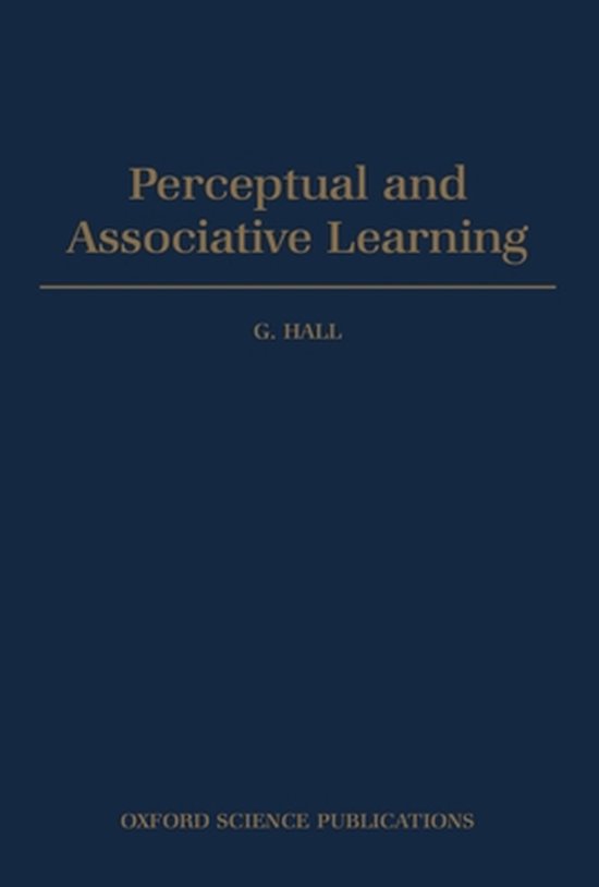 Oxford Psychology Series- Perceptual and Associative Learnin ... - cover