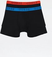 Guess - 2-pack Boxers - Zwart met rood/blauw - Smal