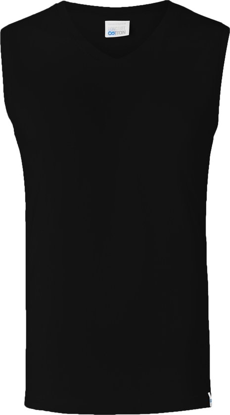 Schiesser Long Life Cotton Heren Onderhemd - Zwart - Maat S