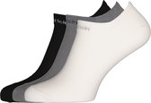 Calvin Klein herensokken Owen (3-pack) - onzichtbare vochtregulerende sokken - grijs - wit en zwart -  Maat: 40-46
