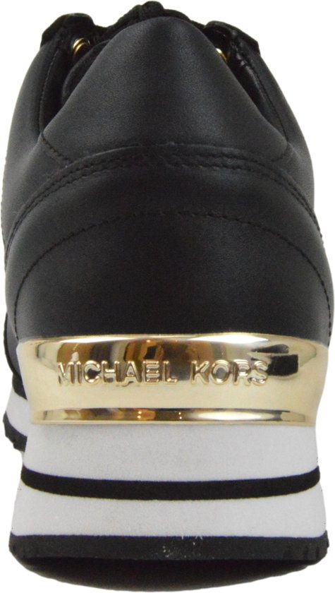 Michael Kors Allie Dames Sneakers - Zwart/Goud - Maat 38 | bol.com
