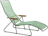 Click Sunlounger ligstoel - groen