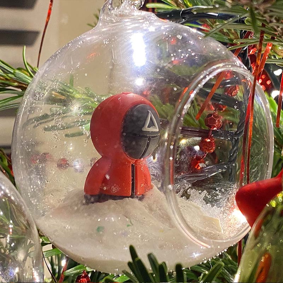 Glazen Game Kerstbal | Handgemaakt | Glas | Kerstbal | Luxe variant | Driehoek