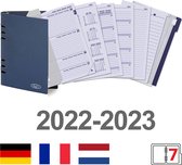 Kalpa 6405-23-24 A5 6 Ring Agenda Organizer Inleg Wekelijks DE FR NL + Opslagmap 2023-24