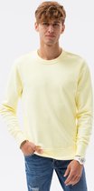 Ombre - heren sweater geel - B1146-01